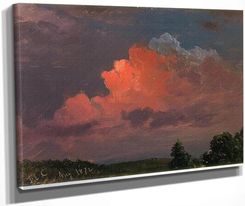 Nightfall Near Olana Hudson Ny By Frederic Edwin Church Fine Art Print