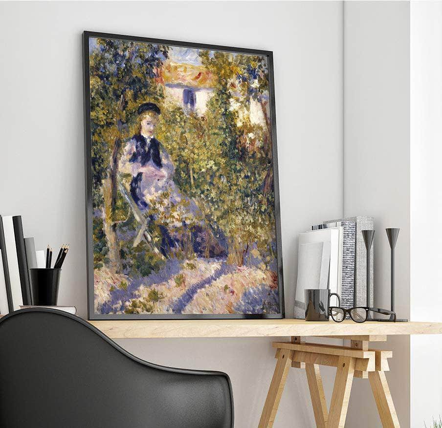 Nini In The Garden Nini Lopez Painting Auguste Renoir Canvas Art Fine Art Print