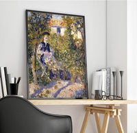 Nini In The Garden Nini Lopez Painting Auguste Renoir Canvas Art Fine Art Print
