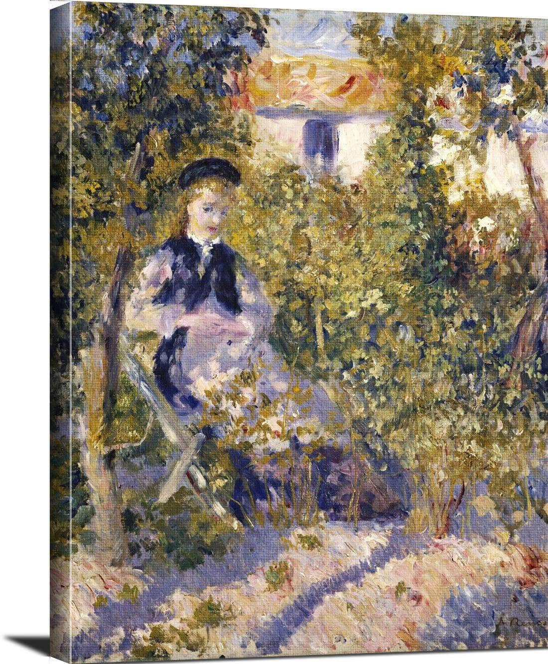 Nini In The Garden Nini Lopez Painting Auguste Renoir Canvas Art Fine Art Print