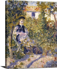 Nini In The Garden Nini Lopez Painting Auguste Renoir Canvas Art Fine Art Print