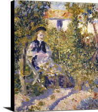 Nini In The Garden Nini Lopez Painting Auguste Renoir Canvas Art Fine Art Print
