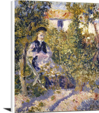 Nini In The Garden Nini Lopez Painting Auguste Renoir Canvas Art Fine Art Print