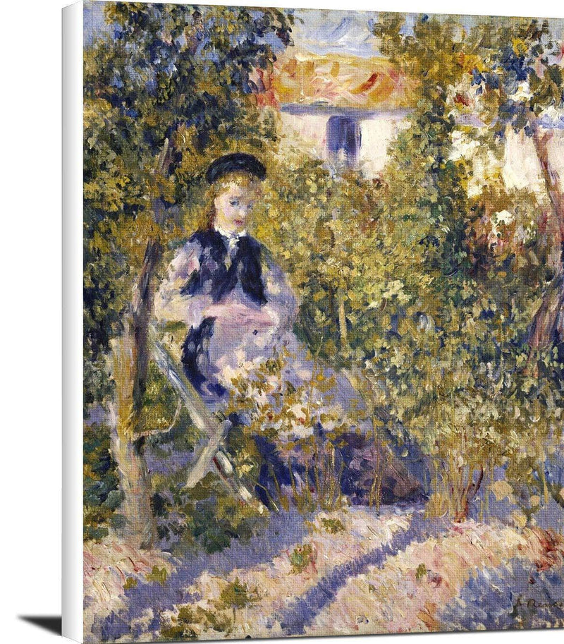 Nini In The Garden Nini Lopez Painting Auguste Renoir Canvas Art Fine Art Print