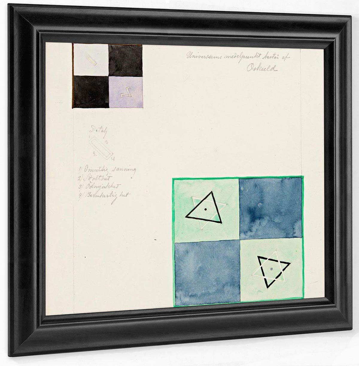 No. 1 Nr 1 From The Atom Series Sere Atom  1917 By Hilma Af Klint Fine Art Print