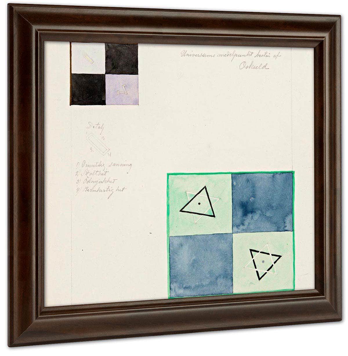 No. 1 Nr 1 From The Atom Series Sere Atom  1917 By Hilma Af Klint Fine Art Print
