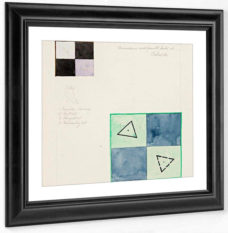 No. 1 Nr 1 From The Atom Series Sere Atom  1917 By Hilma Af Klint Fine Art Print