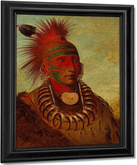 No Ho Mun Ya, One Who Gives No Attention' By George Catlin Fine Art Print