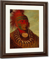 No Ho Mun Ya, One Who Gives No Attention' By George Catlin Fine Art Print