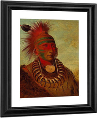 No Ho Mun Ya, One Who Gives No Attention' By George Catlin Fine Art Print