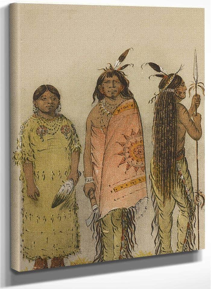 No Name 5 By George Catlin Fine Art Print