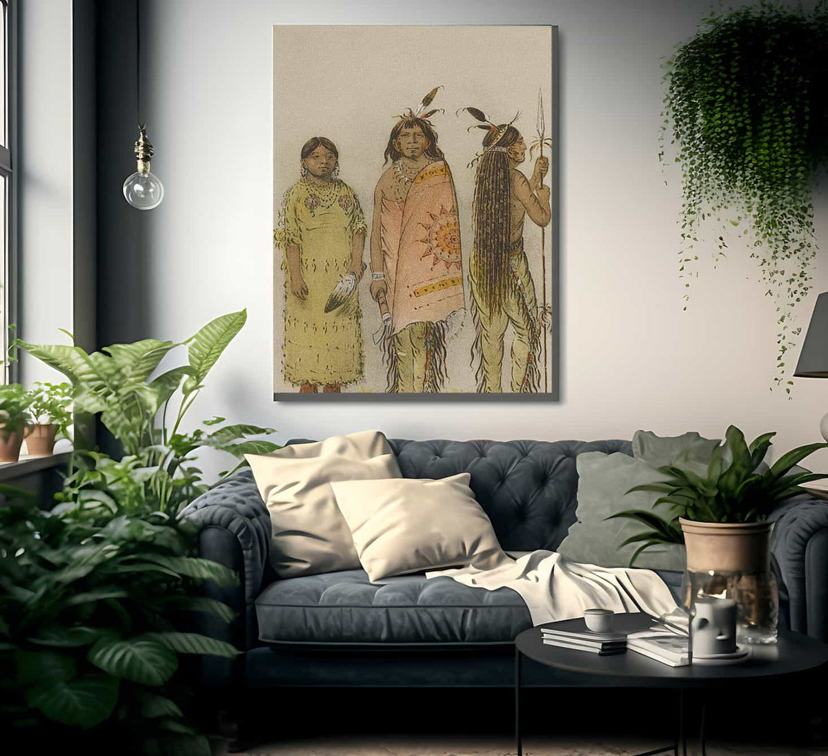 No Name 5 By George Catlin Fine Art Print