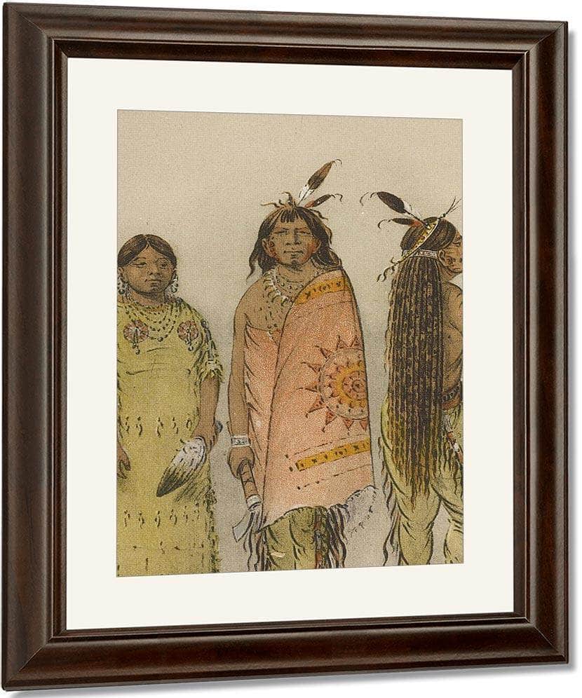 No Name 5 By George Catlin Fine Art Print