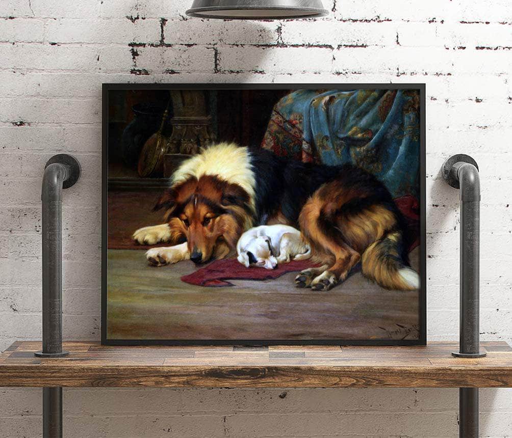 No Walk Today Painting Wright Barker Canvas Art Fine Art Print