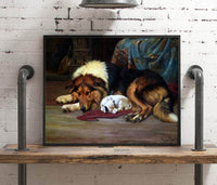 No Walk Today Painting Wright Barker Canvas Art Fine Art Print