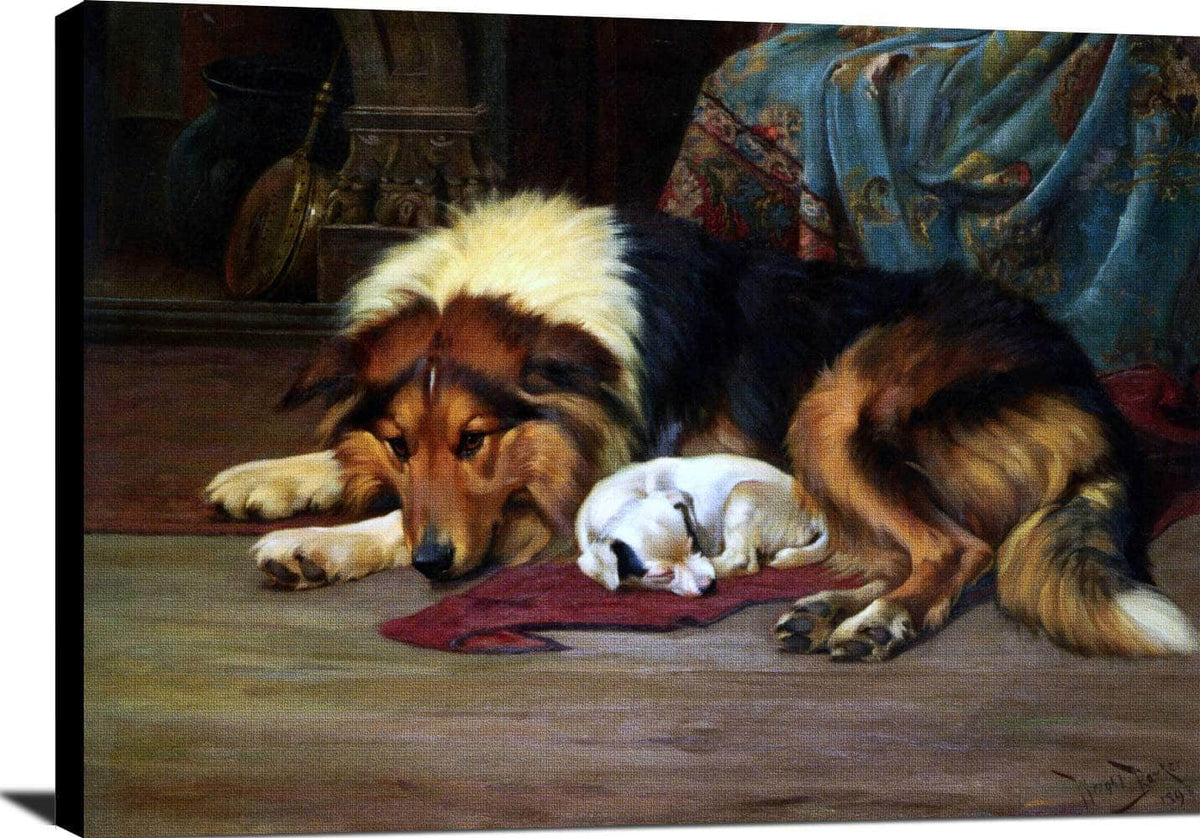 No Walk Today Painting Wright Barker Canvas Art Fine Art Print
