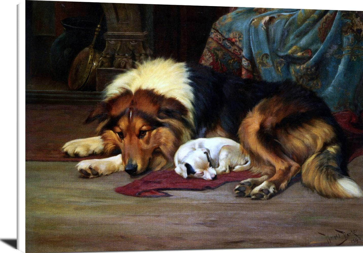 No Walk Today Painting Wright Barker Canvas Art Fine Art Print