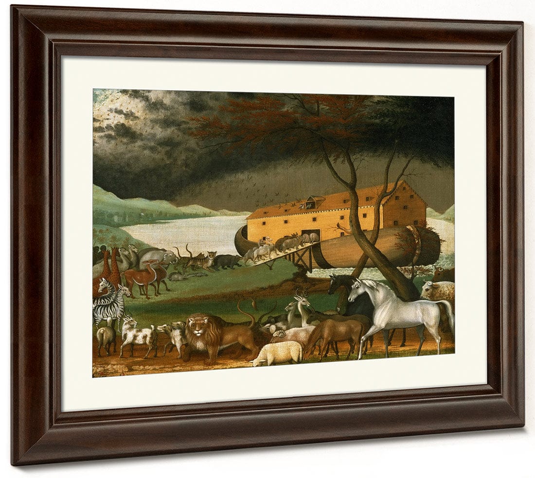 Noah 1039 S Ark 1846 By Edward Hicks Fine Art Print