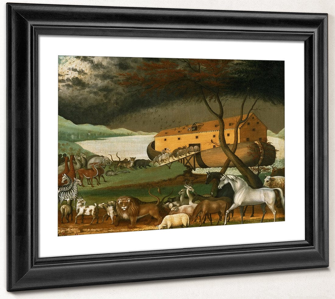 Noah 1039 S Ark 1846 By Edward Hicks Fine Art Print