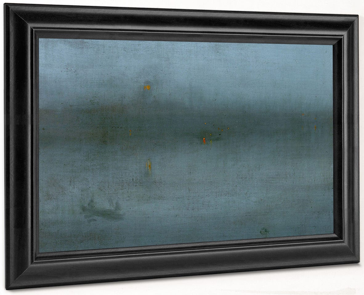 Nocturne, Blue And Silver By James McNeill Whistler Fine Art Print
