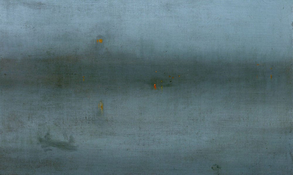 Nocturne, Blue And Silver By James McNeill Whistler Fine Art Print