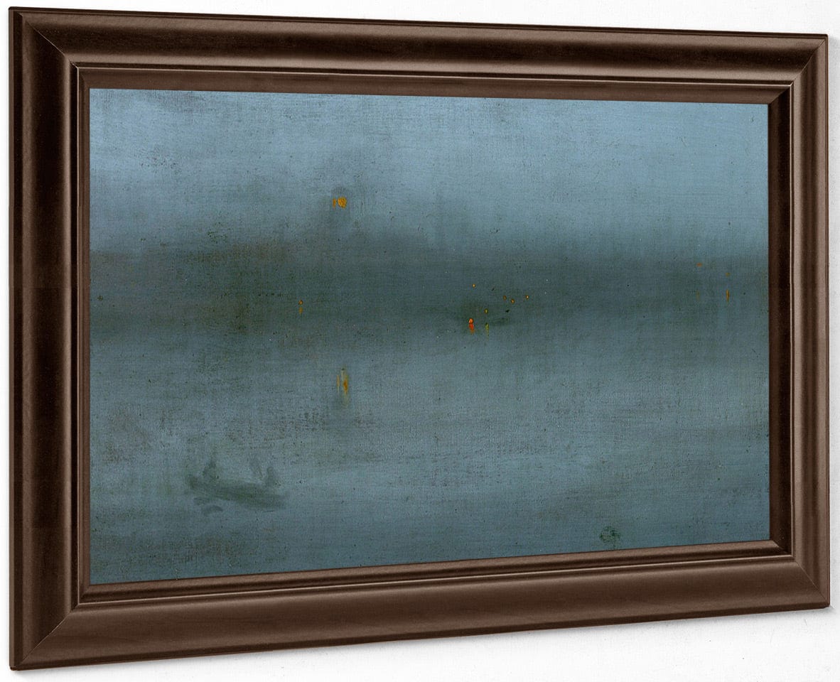 Nocturne, Blue And Silver By James McNeill Whistler Fine Art Print