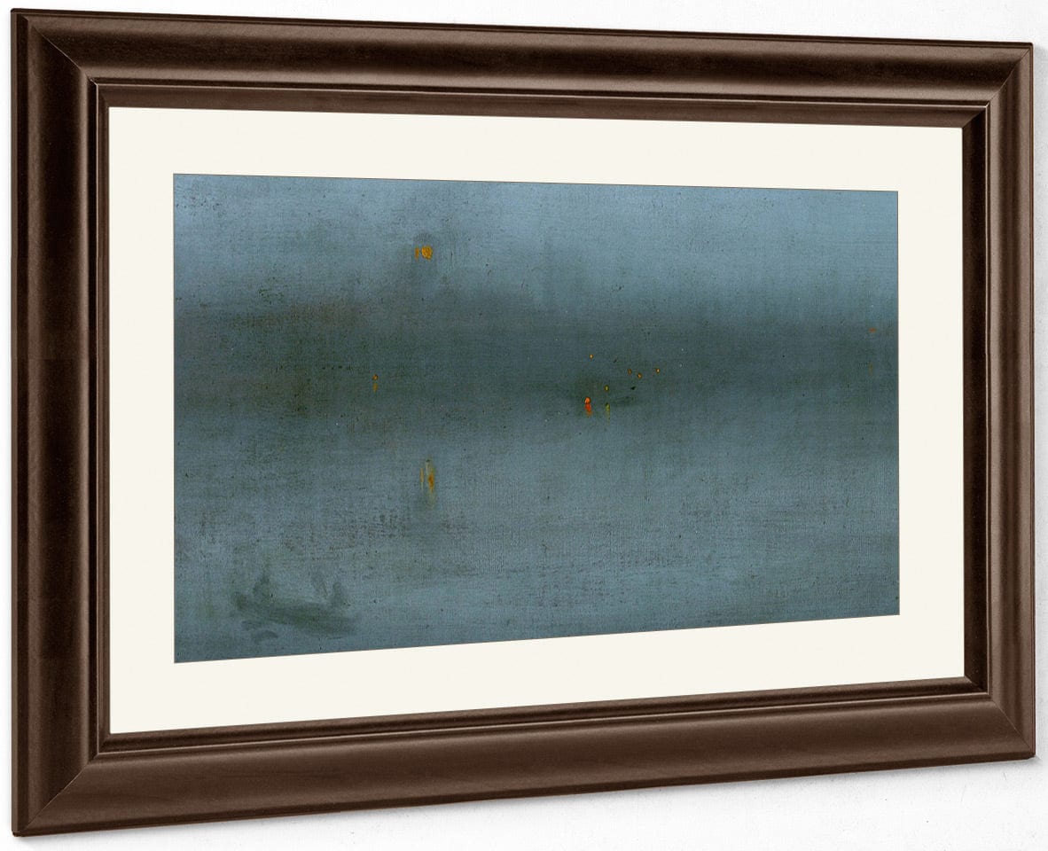 Nocturne, Blue And Silver By James McNeill Whistler Fine Art Print