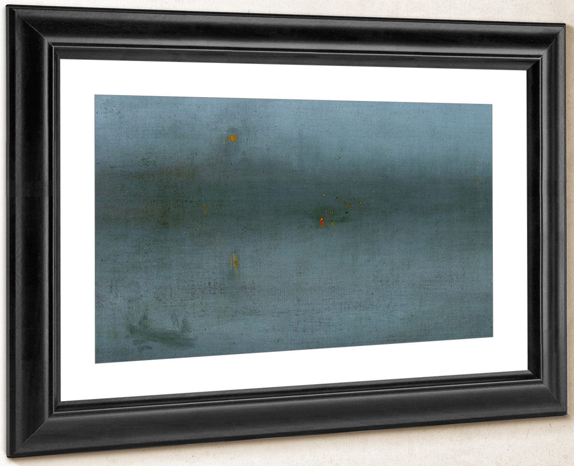 Nocturne, Blue And Silver By James McNeill Whistler Fine Art Print