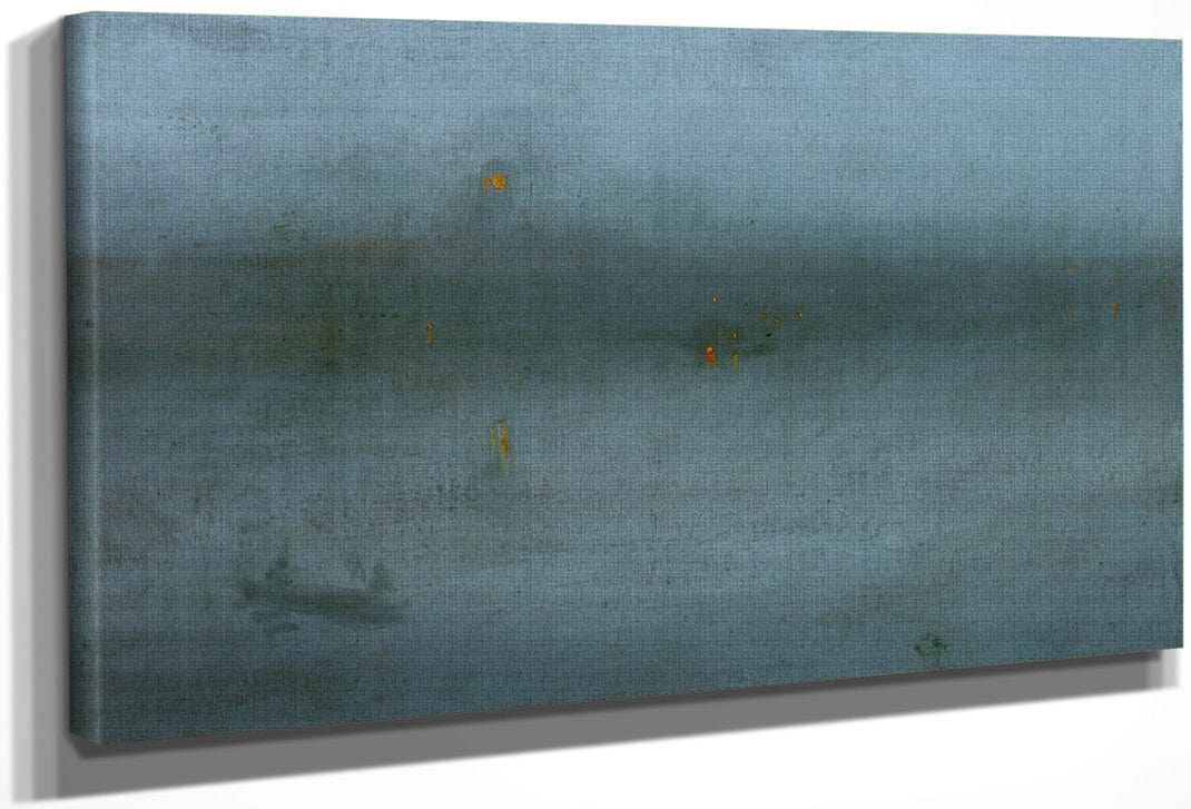 Nocturne, Blue And Silver By James McNeill Whistler Fine Art Print