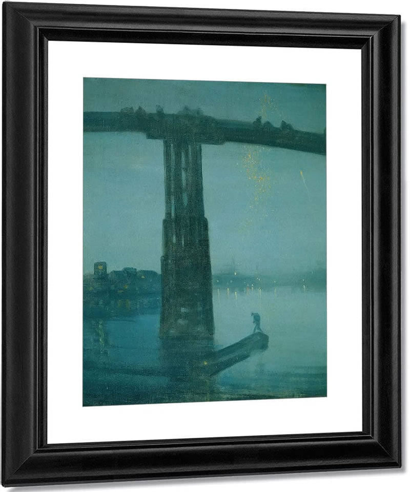 Nocturne In Blue And Gold Old Battersea Bridge By James McNeill Whistler Fine Art Print