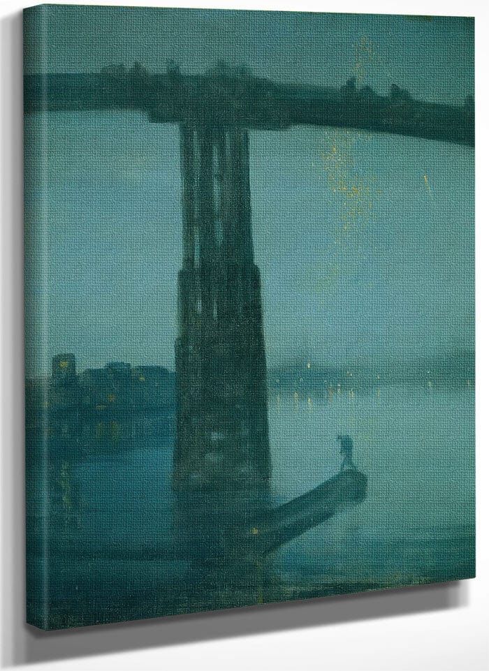 Nocturne In Blue And Gold Old Battersea Bridge By James McNeill Whistler Fine Art Print