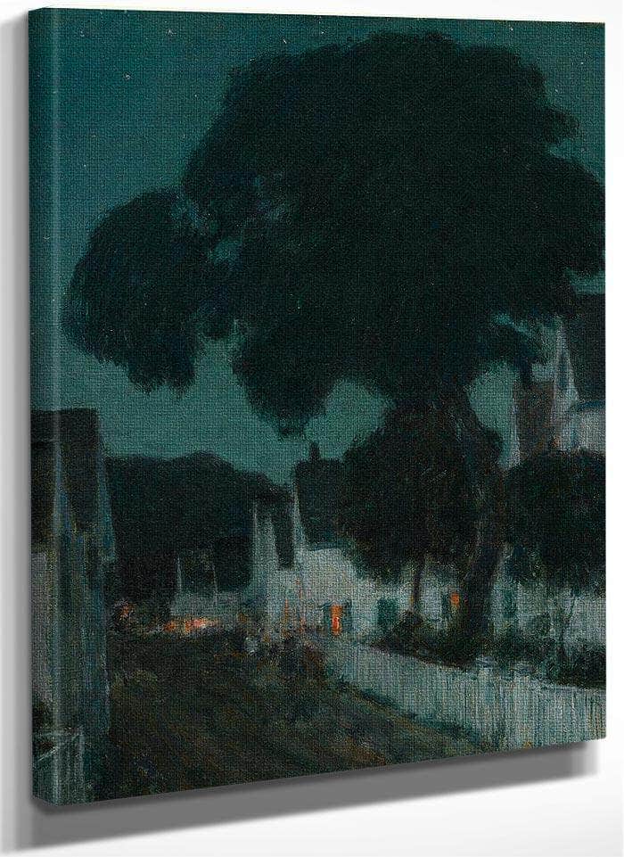 Nocturne, Provincetown By Childe Hassam Fine Art Print