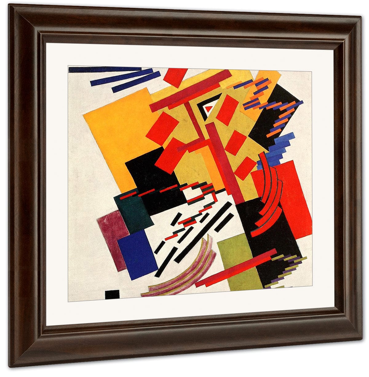 Non Objective Composition 1916 By Olga Rozanova Fine Art Print