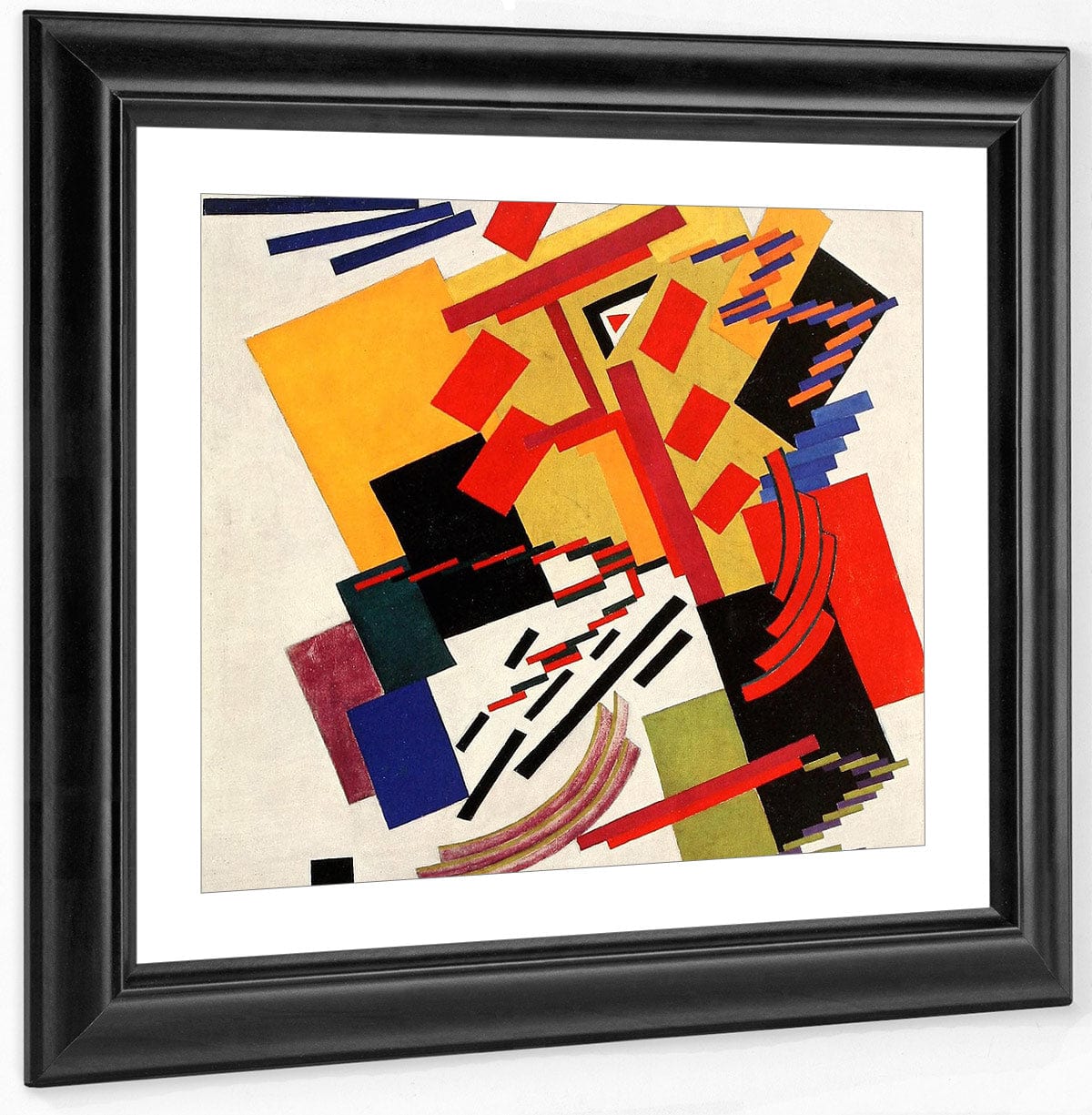 Non Objective Composition 1916 By Olga Rozanova Fine Art Print