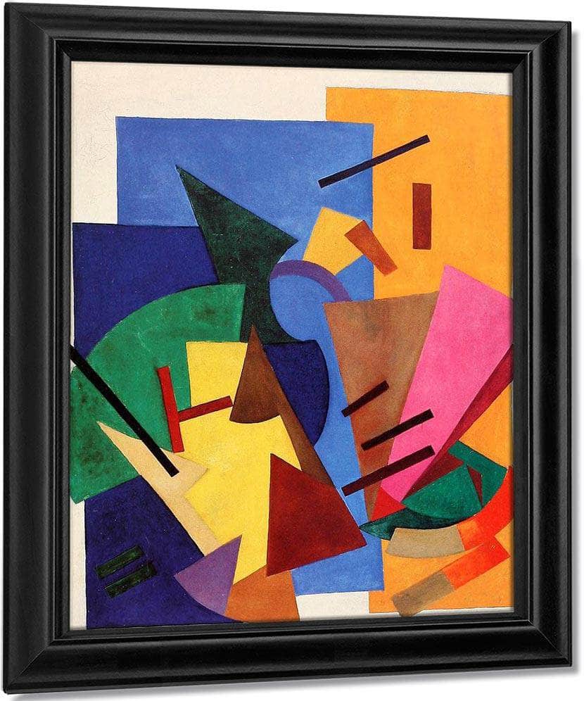 Non Objective Composition Flight Of An Airplane 1916 By Olga Rozanova Fine Art Print