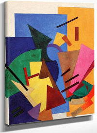 Non Objective Composition Flight Of An Airplane 1916 By Olga Rozanova Fine Art Print