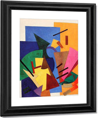 Non Objective Composition Flight Of An Airplane 1916 By Olga Rozanova Fine Art Print