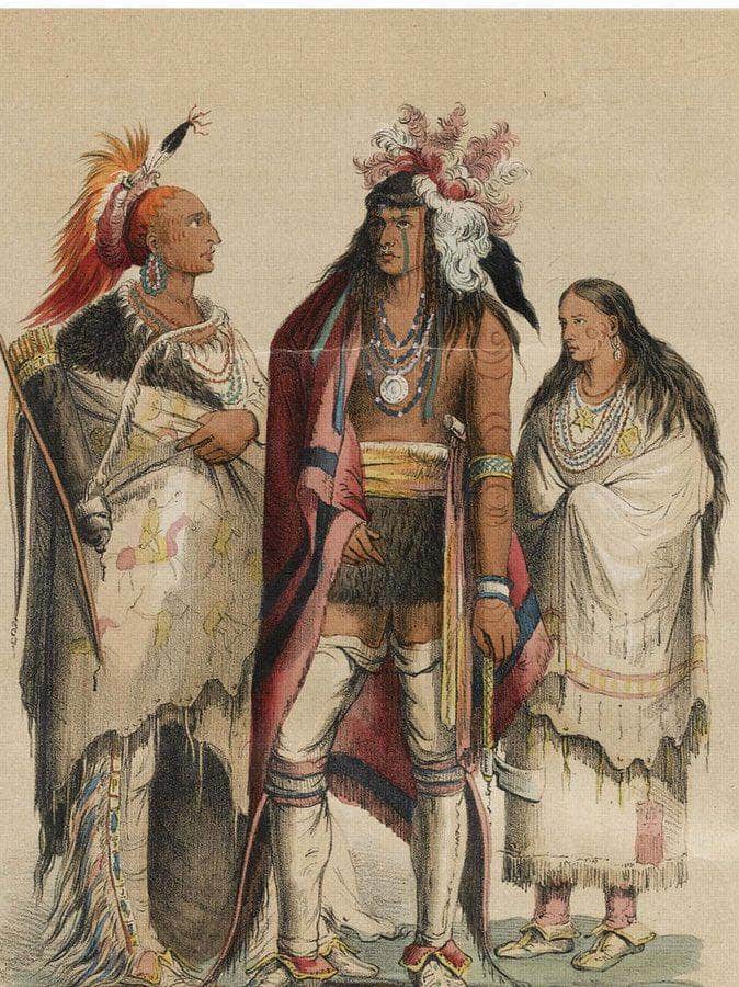 Nord Amerikas Indianer. Stockholm P.G. Berg, 1848 By George Catlin Fine Art Print