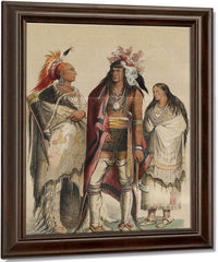 Nord Amerikas Indianer. Stockholm P.G. Berg, 1848 By George Catlin Fine Art Print