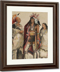 Nord Amerikas Indianer. Stockholm P.G. Berg, 1848 By George Catlin Fine Art Print