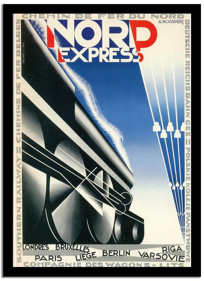 Nord Express Vintage Poster Fine Art Print