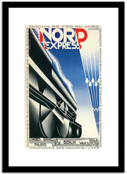 Nord Express Vintage Poster Fine Art Print