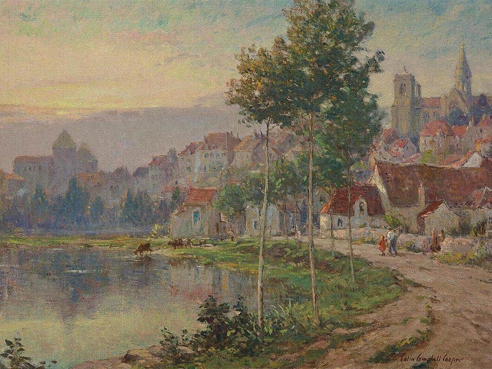 Normandie By Colin Campbell Cooper Fine Art Print