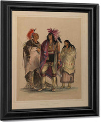 North American Indian Portfolio By George Catlin Fine Art Print