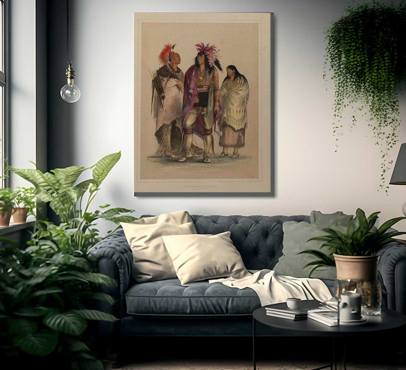 North American Indian Portfolio By George Catlin Fine Art Print