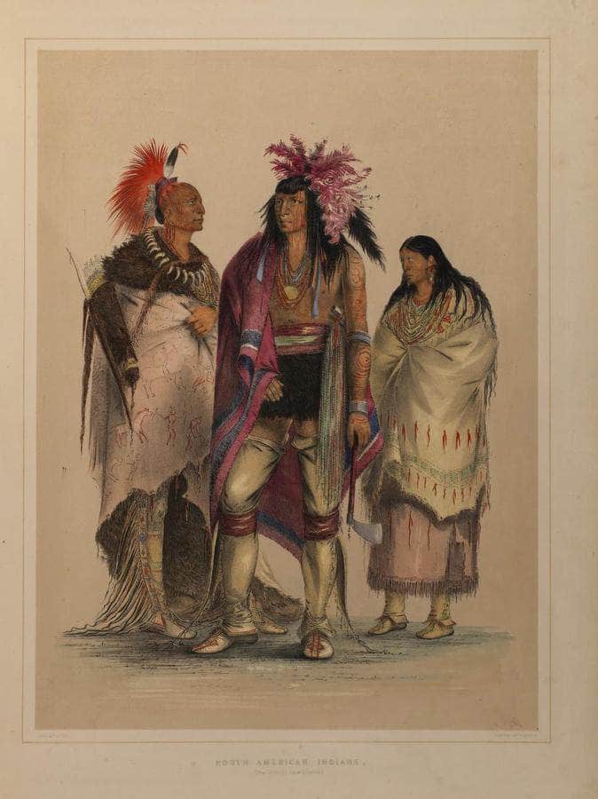 North American Indian Portfolio By George Catlin Fine Art Print
