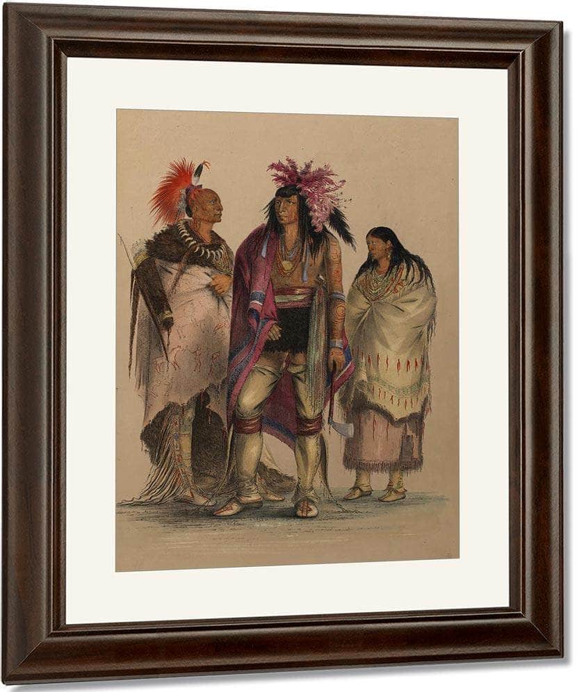 North American Indian Portfolio By George Catlin Fine Art Print