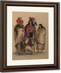 North American Indian Portfolio By George Catlin Fine Art Print