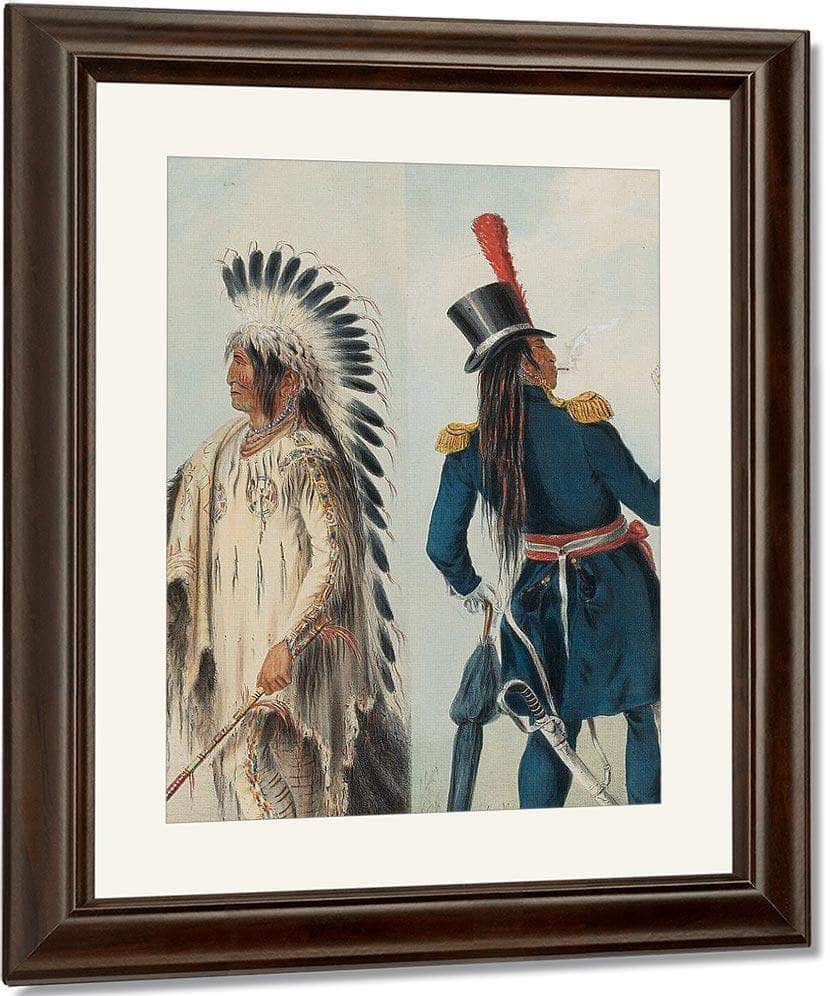 North American Indian Portfolio (Reese Issue I 4) By George Catlin Fine Art Print