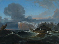 North Cape 1844 By Peder Balke Fine Art Print